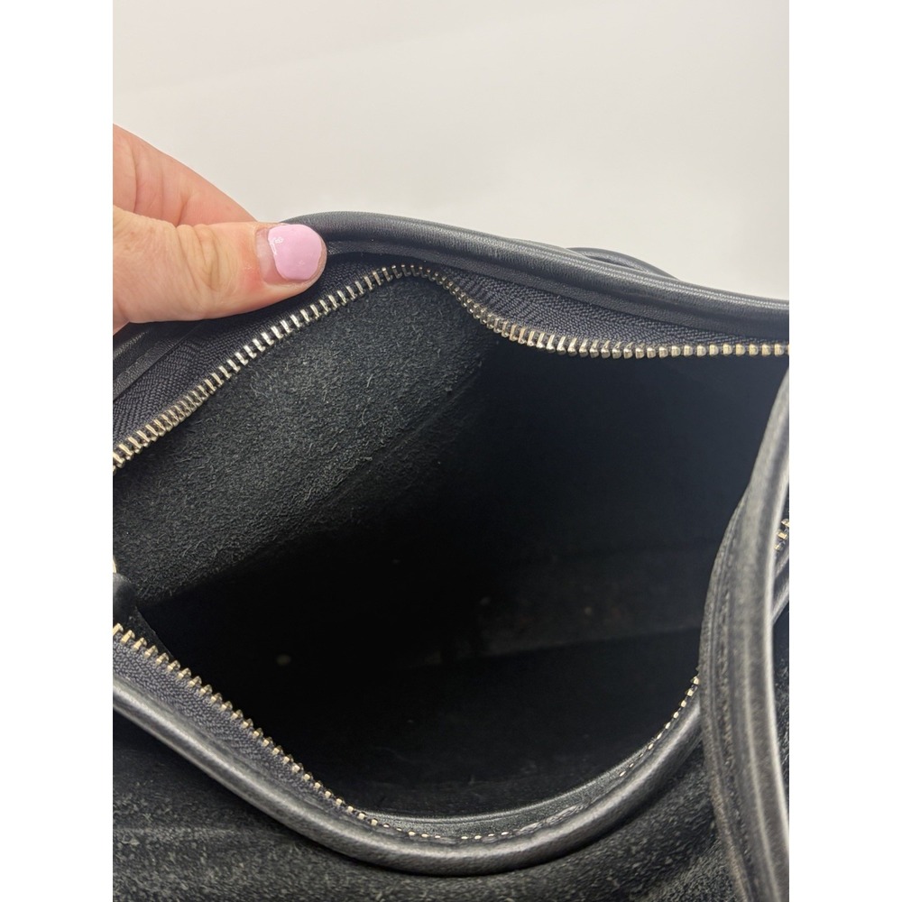 Vintage Coach Legacy Studio Flap Crossbody Messenger Bag Black Leather 9144 - Picture 12 of 12